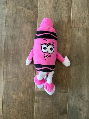 Crayola pink crayon plush 💖🖍️